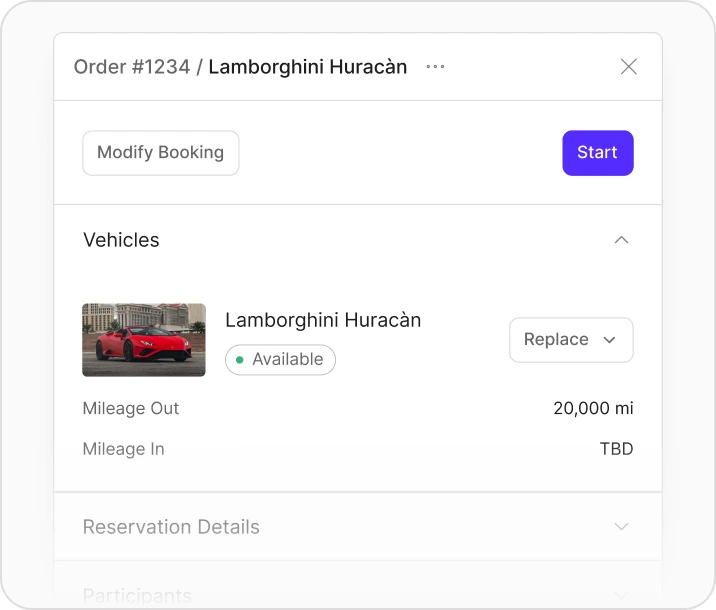 Valara order details with documents
