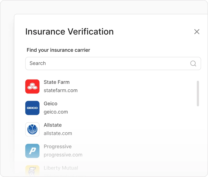Insurance coverage record for a vehicle in Valara